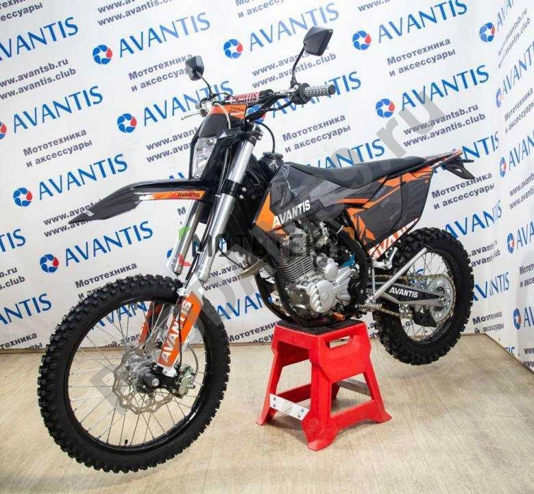 Мотоцикл эндуро Avantis (Авантис) Enduro 250 21/18 (172 FMM Design KT черный) с ПТС