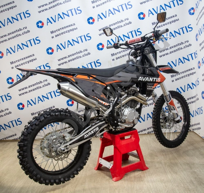 Мотоцикл эндуро Avantis (Авантис) Enduro 250 21/18 (172 FMM Design KT черный) с ПТС