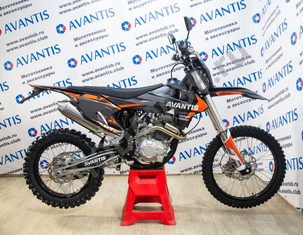 Мотоцикл эндуро Avantis (Авантис) Enduro 250 21/18 (172 FMM Design KT черный) с ПТС