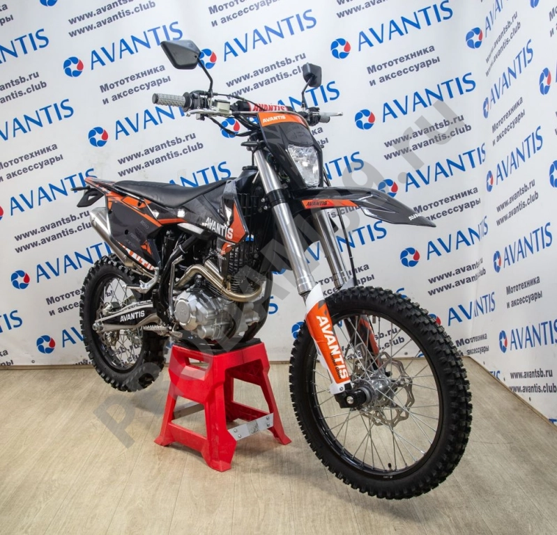 Мотоцикл эндуро Avantis (Авантис) Enduro 250 21/18 (172 FMM Design KT черный) с ПТС