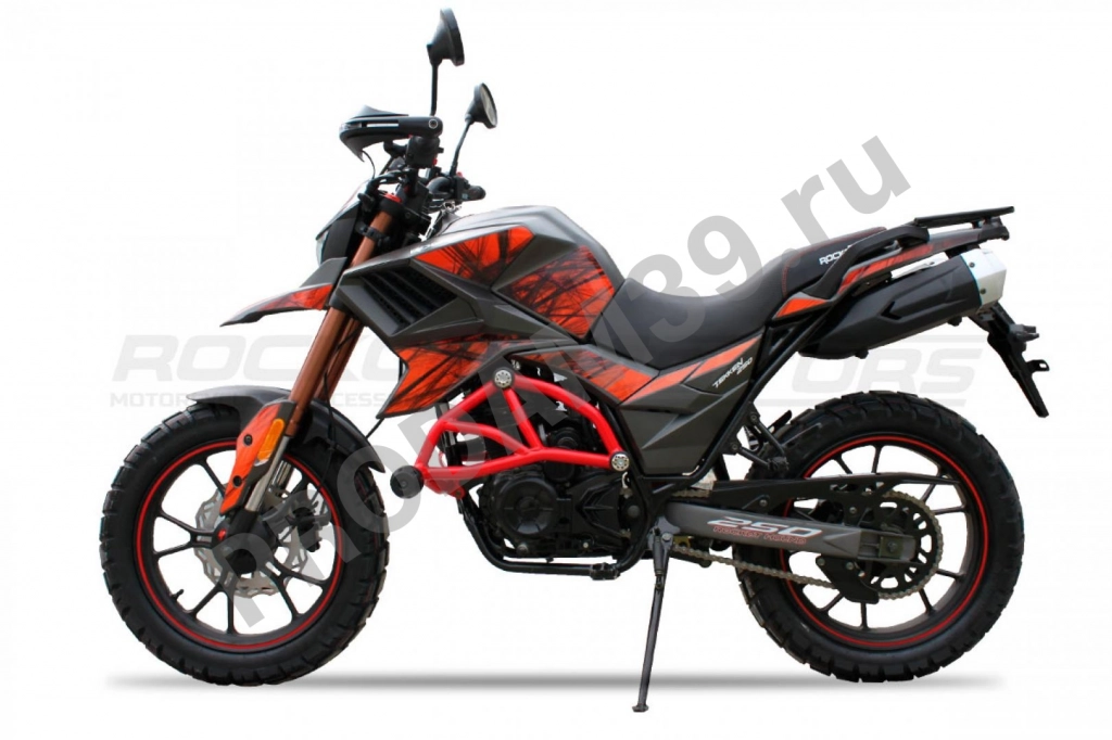 Мотоцикл дорожный Rockot Motors (Рокот Моторс) HOUND 250 LUX (оранжевый)