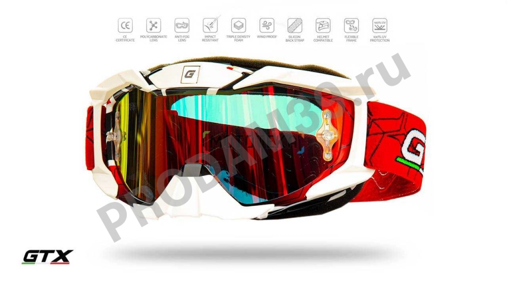 Мотоочки GTX 5015 белые