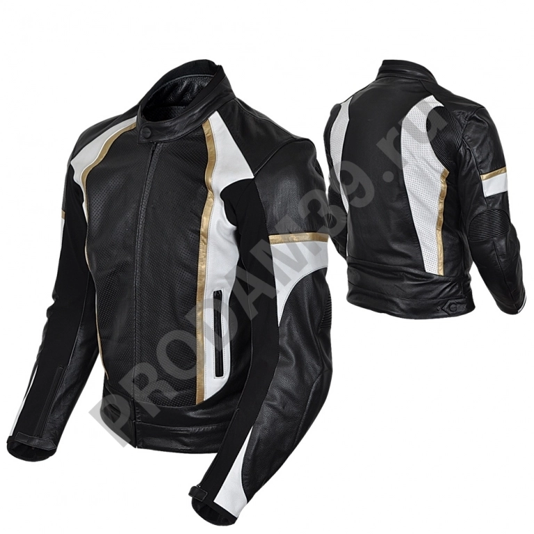 Куртка мотоциклетная (кожа) HIZER (Хайзер) 542 (XL)