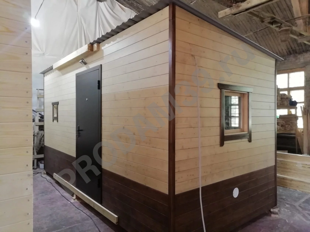 Каркасная баня под ключ, 2х5 м, 10 кв.м