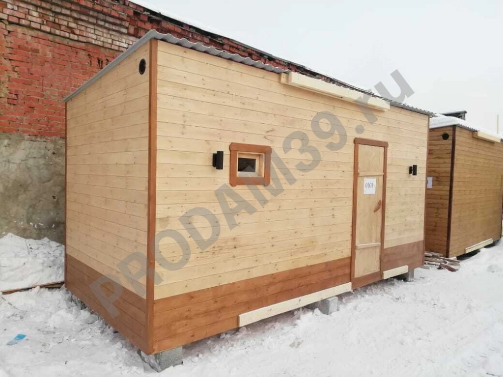 Каркасная баня под ключ, 2х5 м, 10 кв.м