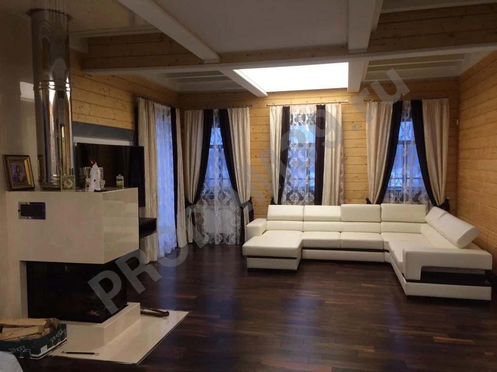 Строительство домов из бруса и бревна, проект 299 кв.м