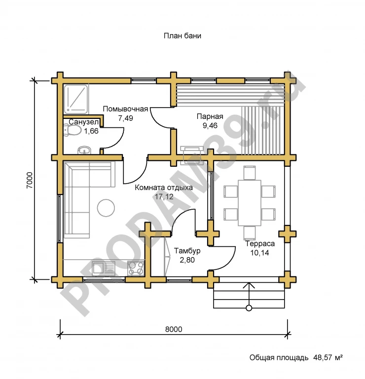 Баня, Собственник