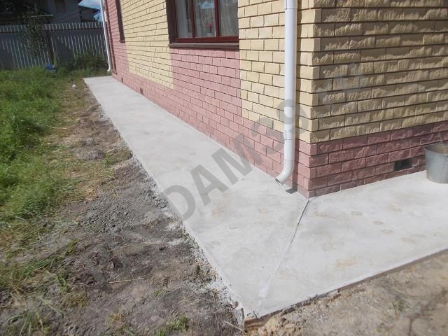 Шлифовка отмостки