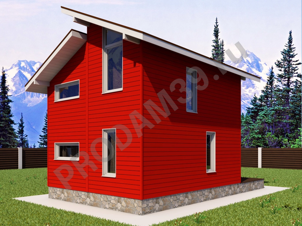 Норвежский дом 60 кв.м