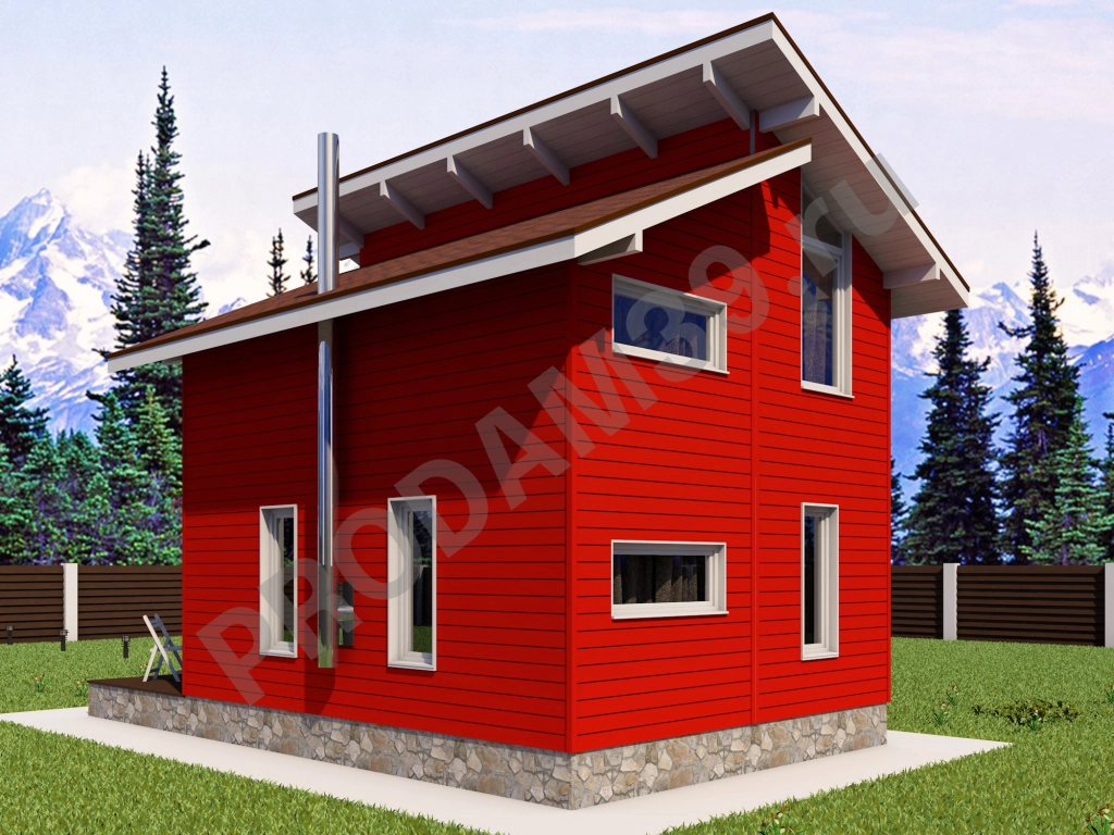 Норвежский дом 60 кв.м