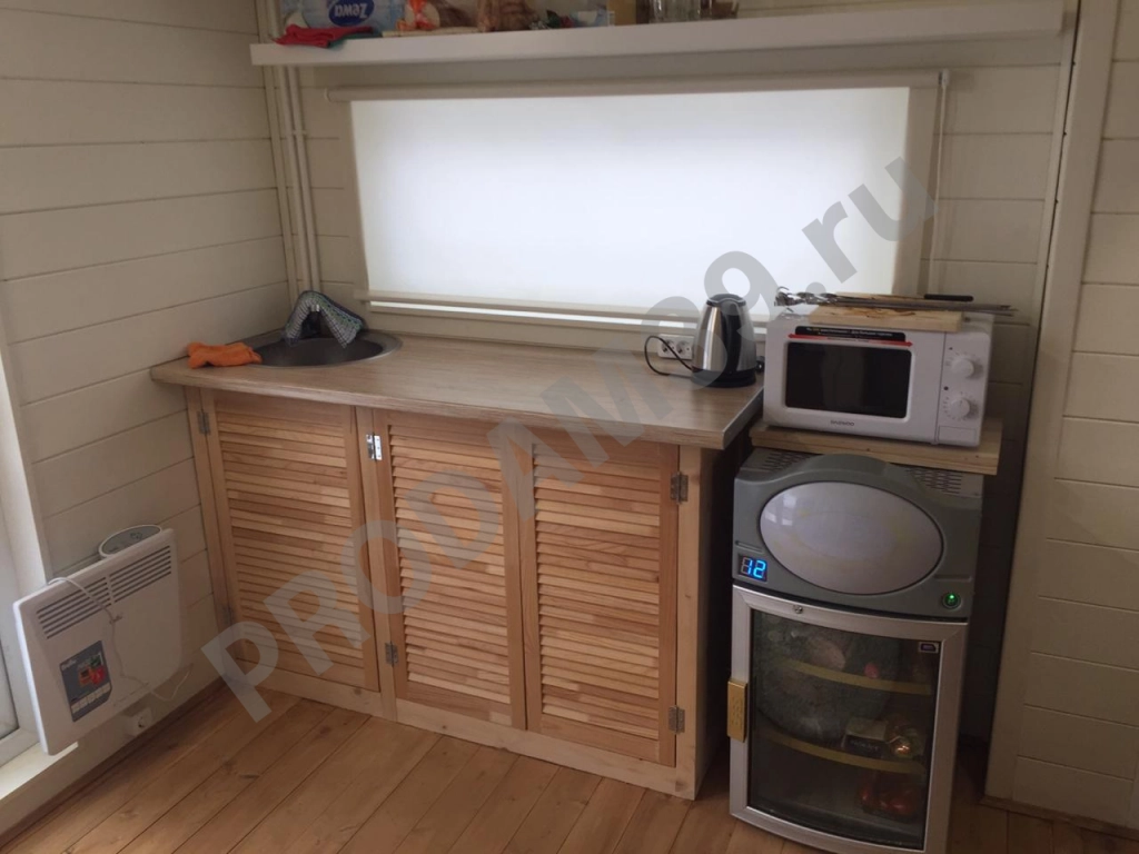 Норвежский дом 33 кв.м с сауной и террасой 15 кв.м