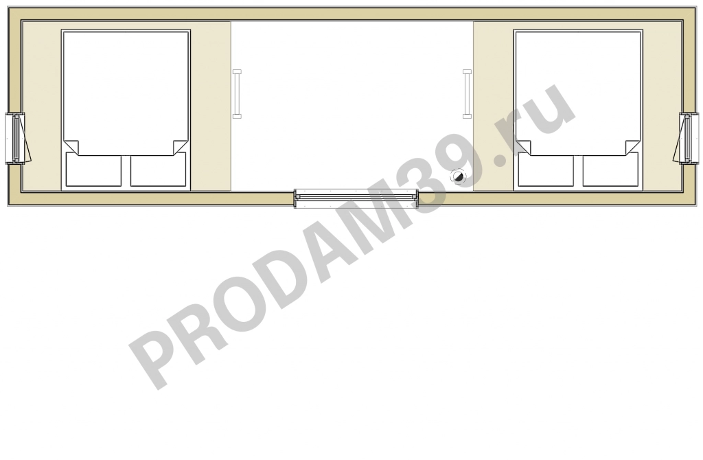 Норвежский дом 29 кв.м с сауной и террасой 21 кв.м