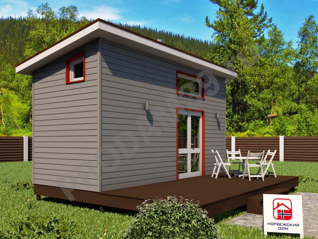 Норвежский дом 21 с сауной
