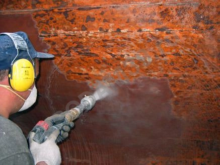 Очистка, удаление краски с корпусов катеров и яхт