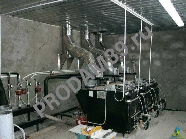 Монтаж котельных на отработанном масле и печном топливе