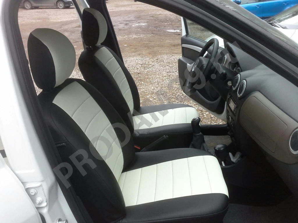 Чехлы Лада из экокожи КЛАССИКА, разные цвета