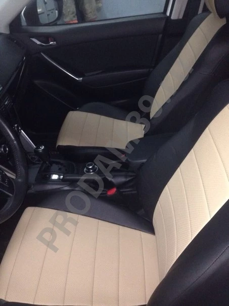 Чехлы Мазда из экокожи КЛАССИКА, разные цвета