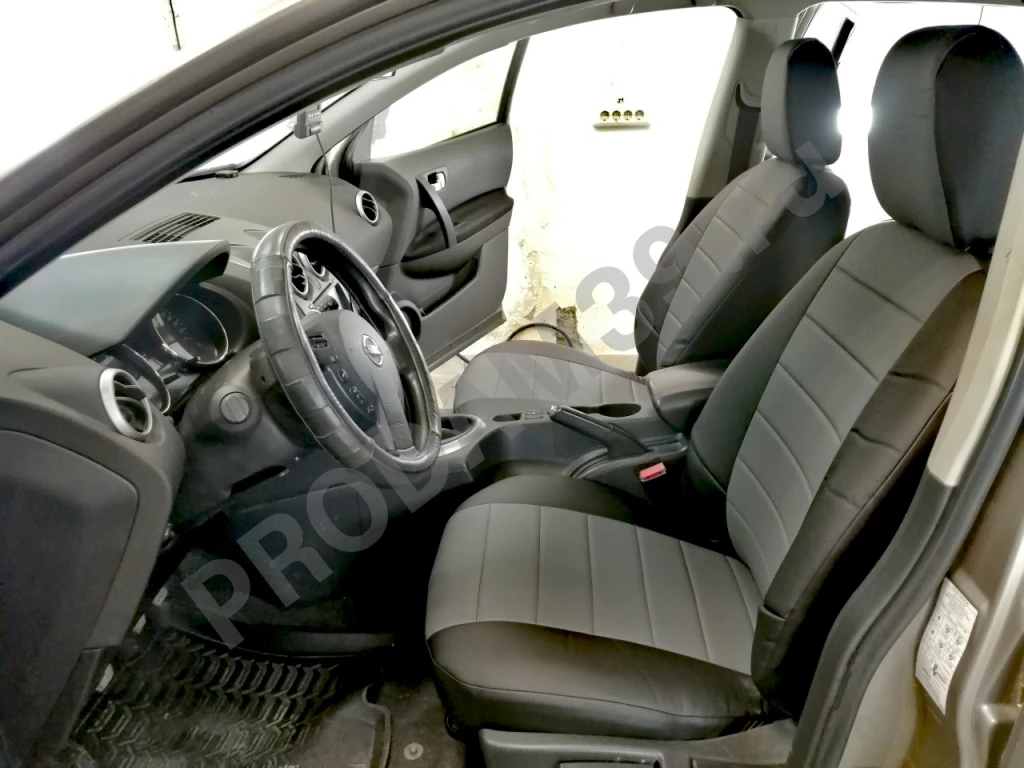 Чехлы Ниссан из экокожи КЛАССИКА, разные цвета