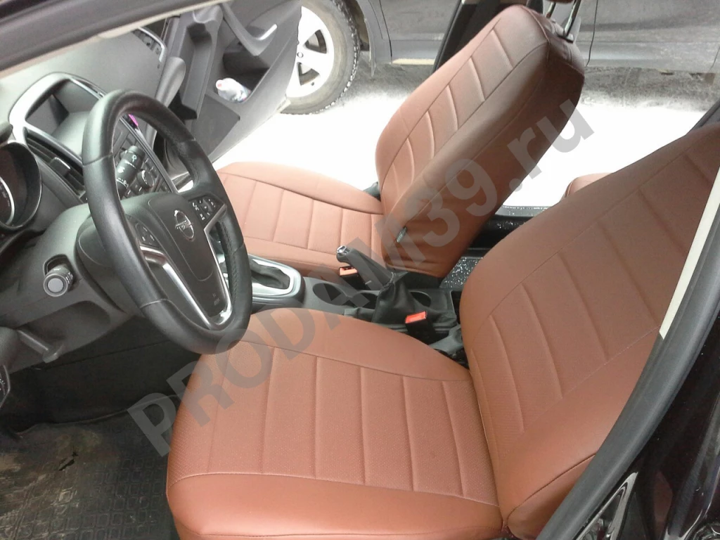 Чехлы Опель из экокожи КЛАССИКА, разные цвета