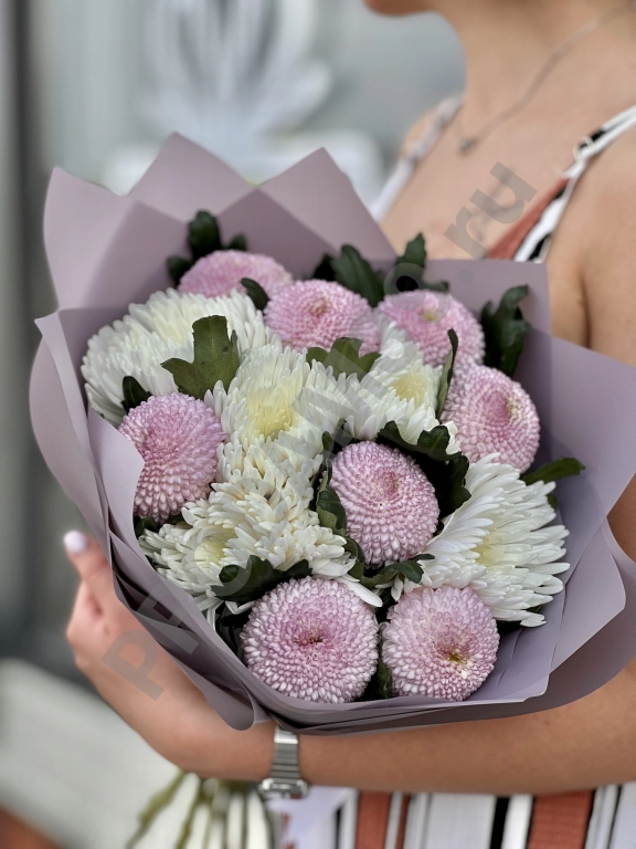 Букет из хризантем