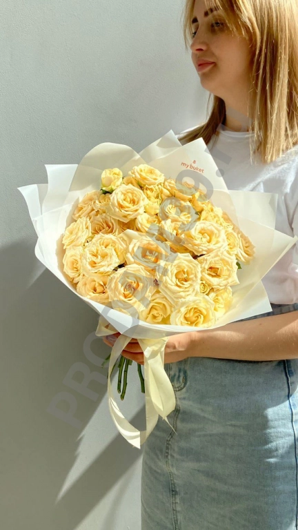 Букет желтых роз - 11 веток