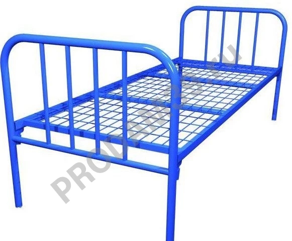 Кровати с металлической сеткой и спинками из ДСП
