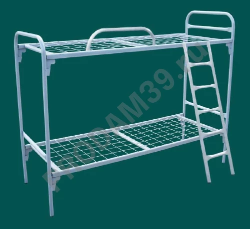Кровати с металлической сеткой и спинками из ДСП