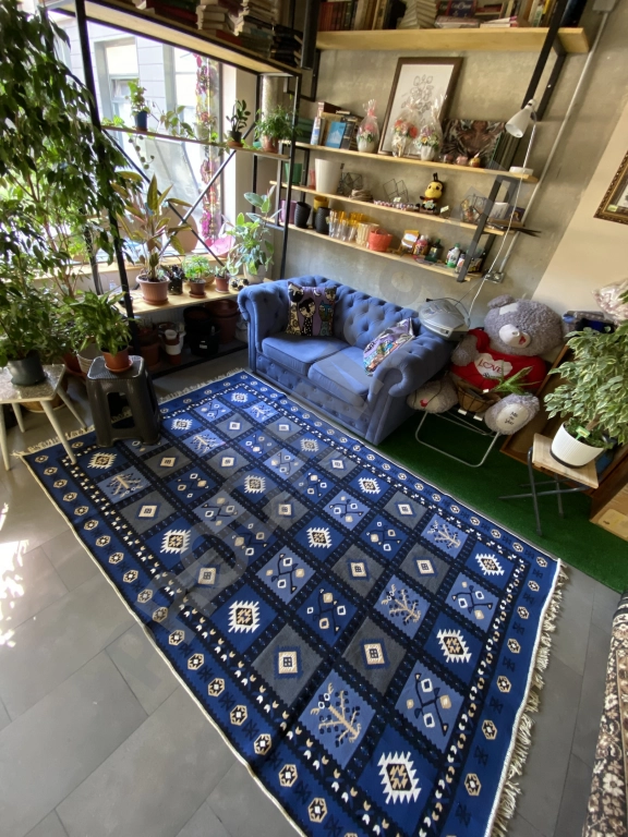 Ковер 160х250 см, натуральный хлопок