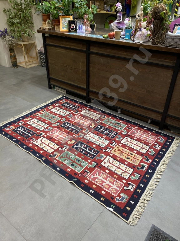 Ковер 120х180 см, натуральный хлопок