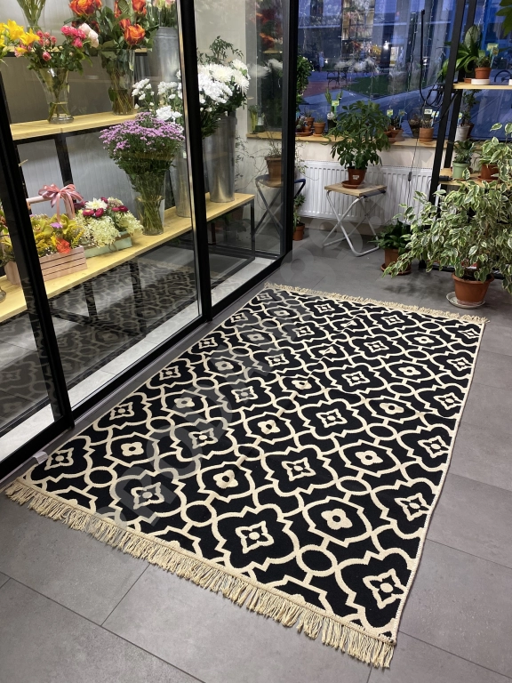 Ковер 120х180 см, натуральный хлопок