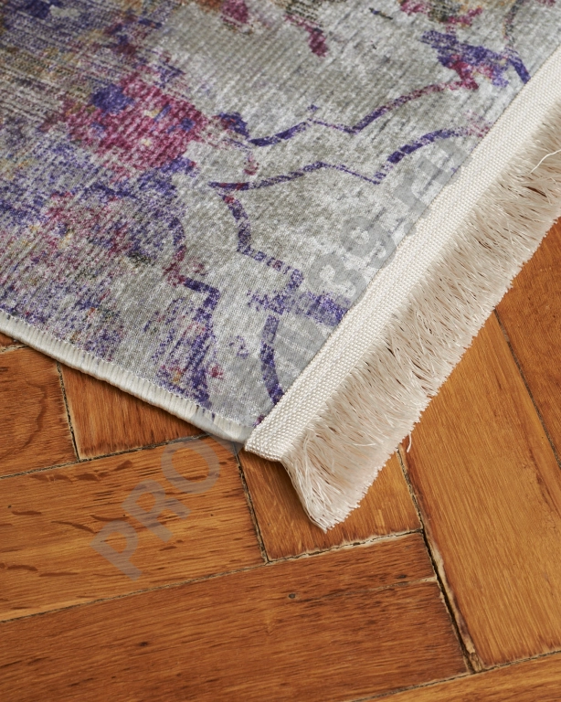 Винтажный ковер, размер 118х180 см, натуральный хлопок