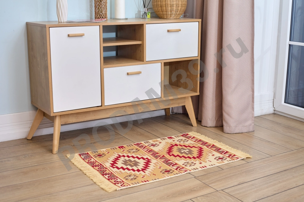 Ковер 60х90 см, натуральный хлопок