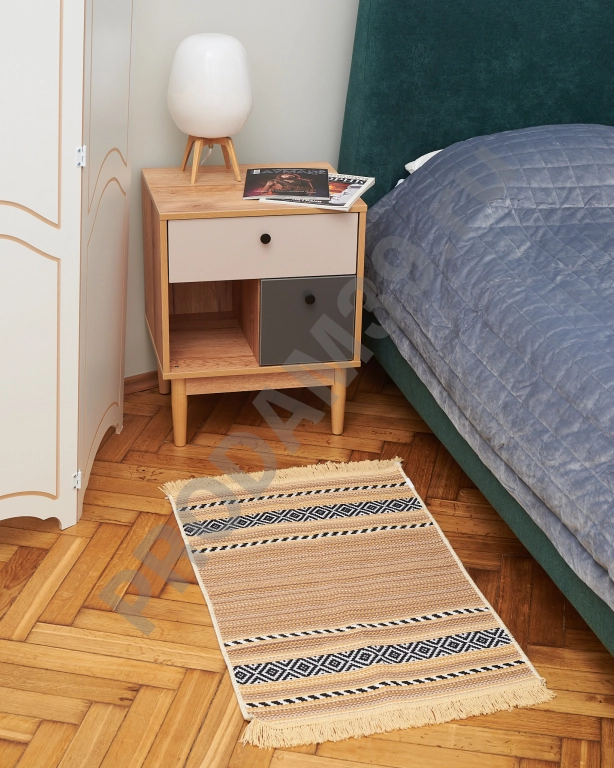 Ковер 60х90 см, натуральный хлопок