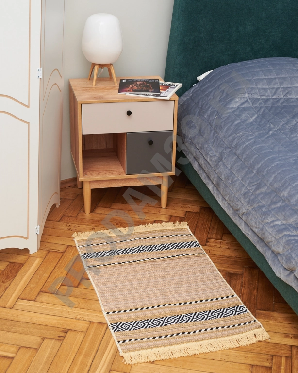 Ковер 60х90 см, натуральный хлопок