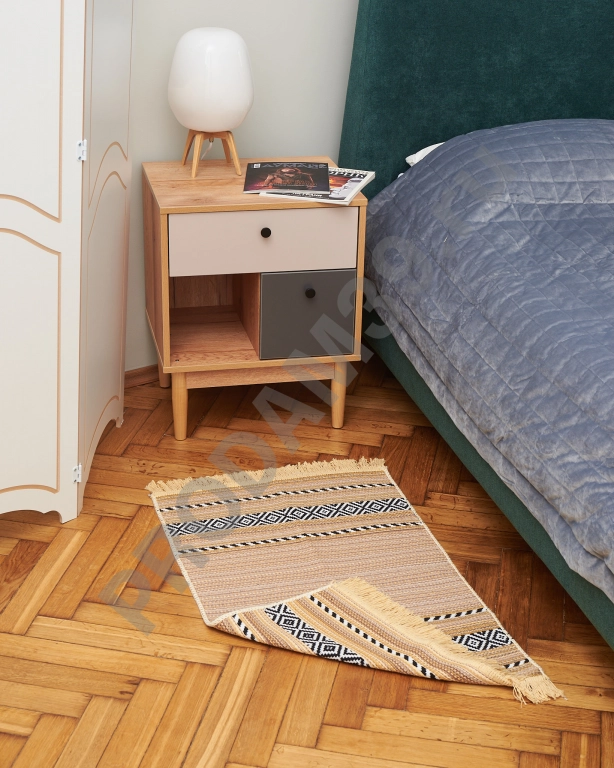 Ковер 60х90 см, натуральный хлопок