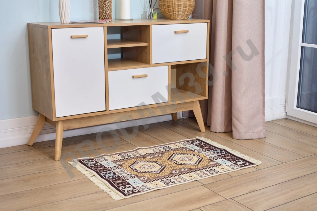 Ковер 60х90 см, натуральный хлопок