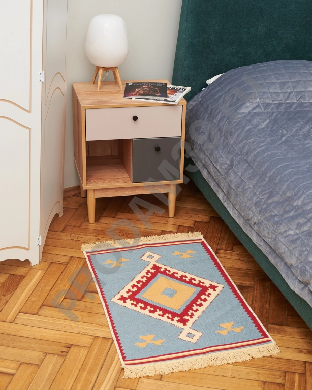 Ковер 60х90 см, натуральный хлопок