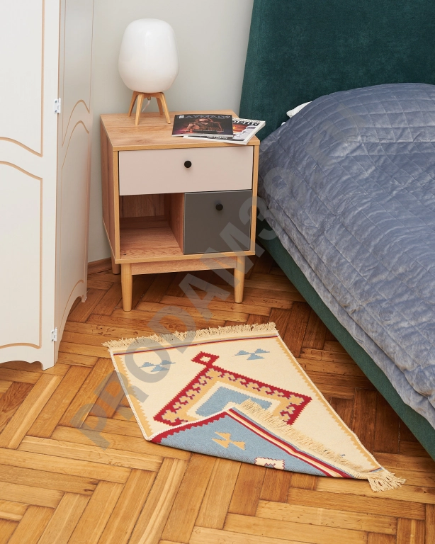 Ковер 60х90 см, натуральный хлопок