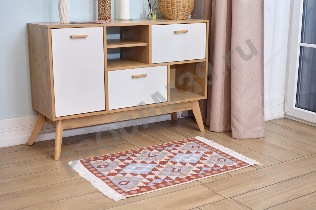 Ковер 60х90 см, натуральный хлопок