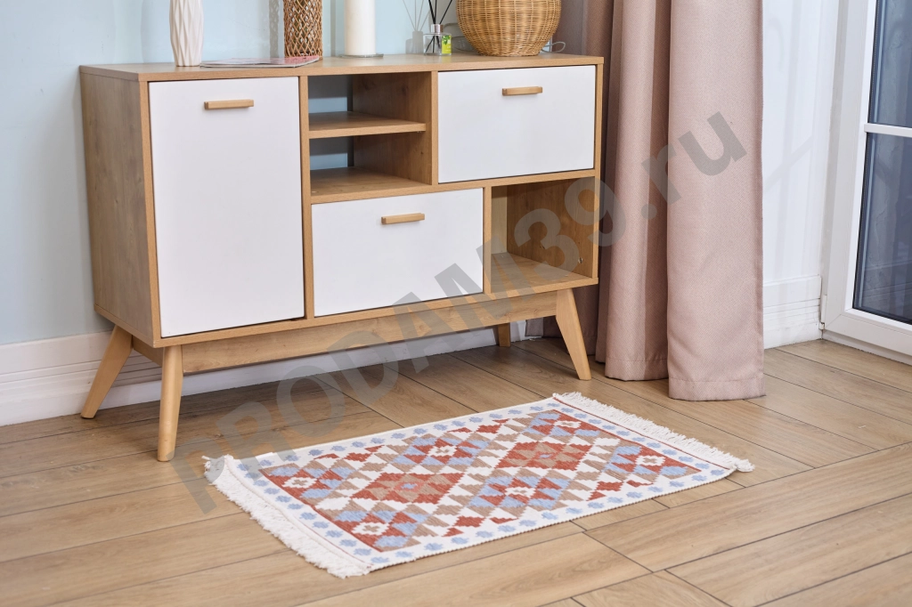 Ковер 60х90 см, натуральный хлопок