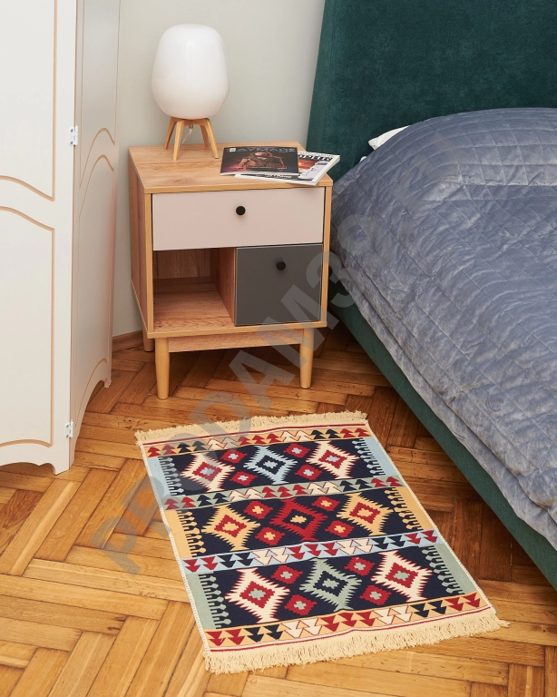 Ковер 60х90 см, натуральный хлопок