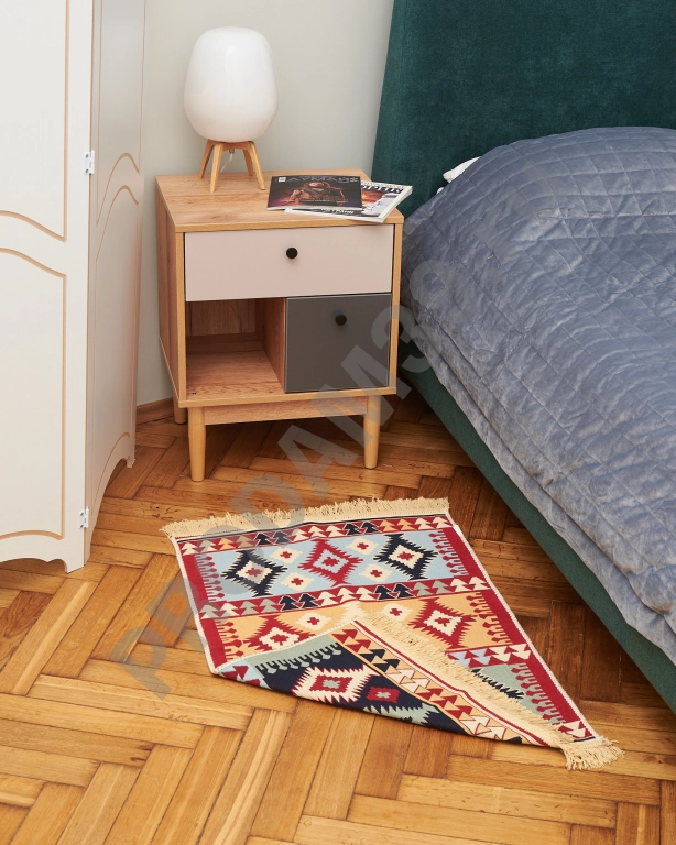 Ковер 60х90 см, натуральный хлопок