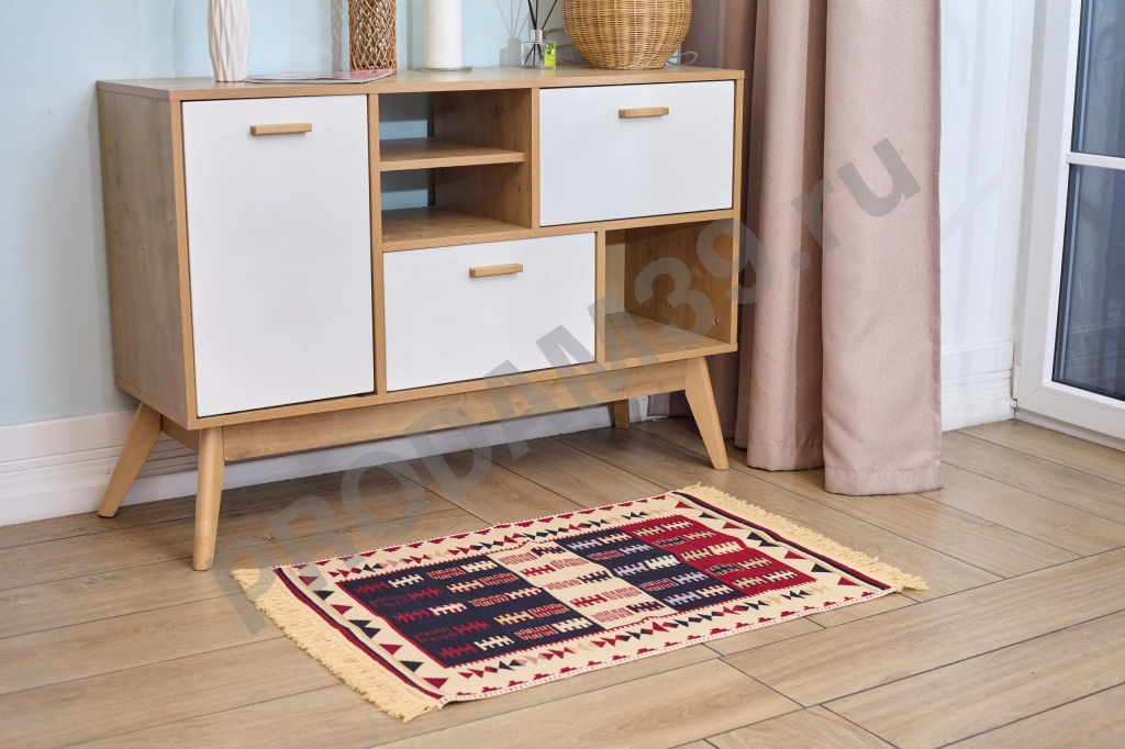 Ковер 60х90 см, натуральный хлопок