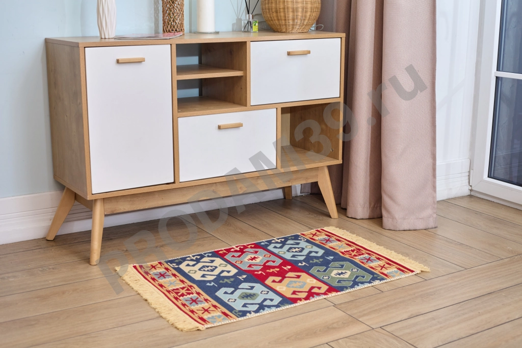 Ковер 60х90 см, натуральный хлопок