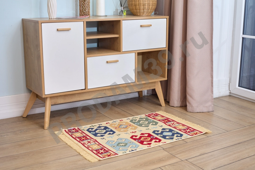 Ковер 60х90 см, натуральный хлопок