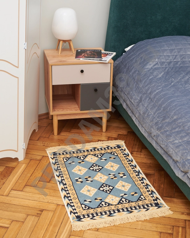 Ковер 60х90 см, натуральный хлопок