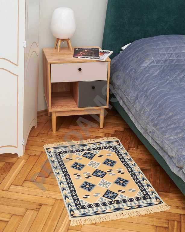 Ковер 60х90 см, натуральный хлопок