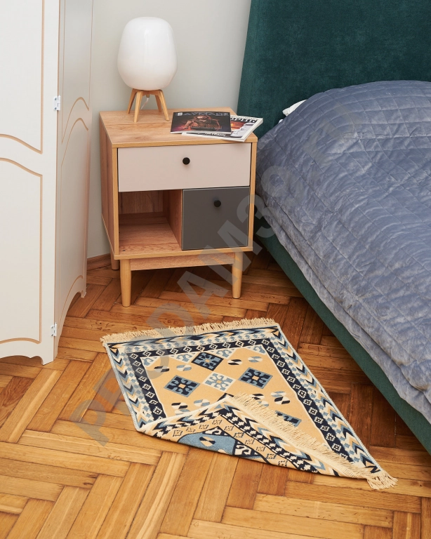 Ковер 60х90 см, натуральный хлопок