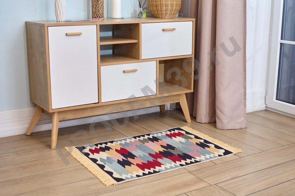 Ковер 60х90 см, натуральный хлопок