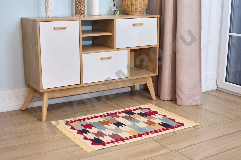 Ковер 60х90 см, натуральный хлопок